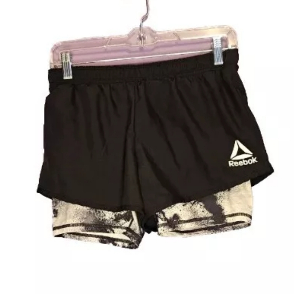 Reebok Girls Athletic Layered Shorts Size XXL 18